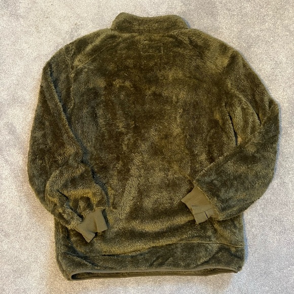 Buffalo Jackson Kodiak Sherpa Pullover (Large) - Green/Tan - Picture 3 of 4